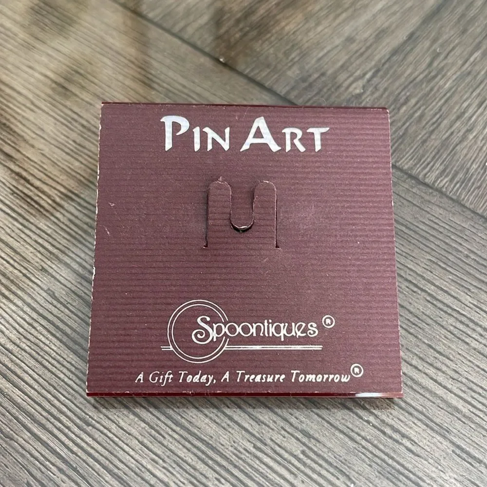Vintage JJ Jonette Jewelry Pewter Spoontiques Noah’s Ark Animal Pin - Pin Art
